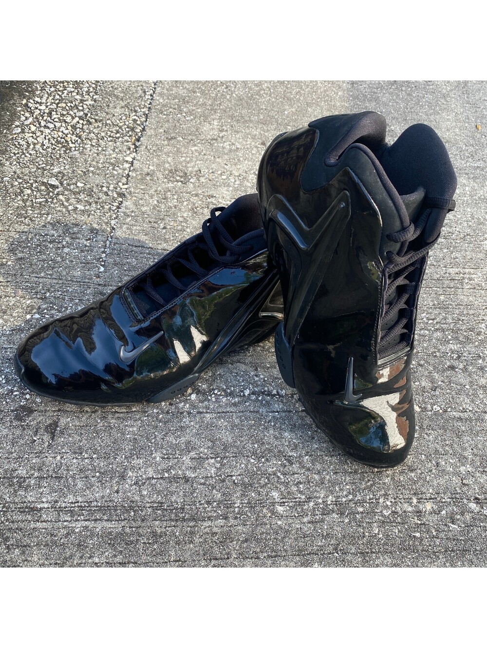 Nike Air Zoom Hyperflight Basketball Shoes Mens Size 11 Triple Black 599503-020 - Picture 2 of 15